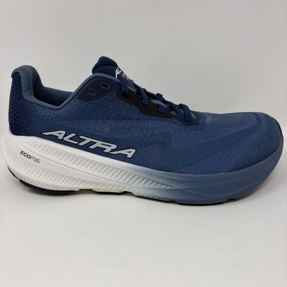 Altra Experience Flow 3 Mens Size 8 Navy Blue White Running Shoes (AL0A85SS446)
